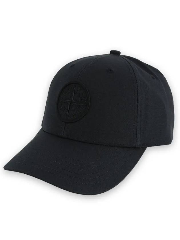 99661 Cotton Rep 6 Panel Ball Cap Black - STONE ISLAND - BALAAN 2