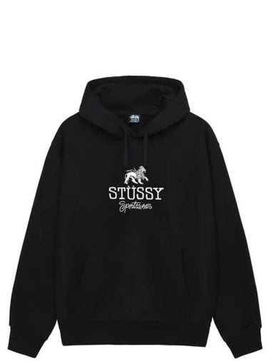 Hooded Sweatshirt 1925034 BLACK - STUSSY - BALAAN 1