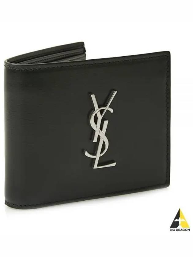 East/West Wallet In Smooth Leather Black - SAINT LAURENT - BALAAN 2