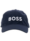 Embroidered Logo Ball Cap Navy - HUGO BOSS - BALAAN 3