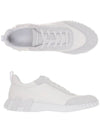 Bouncing Sneakers Mesh Suede Goatskin Blanc - HERMES - BALAAN 2