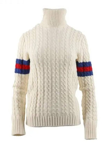 High neck wool cashmere knit - GUCCI - BALAAN 1