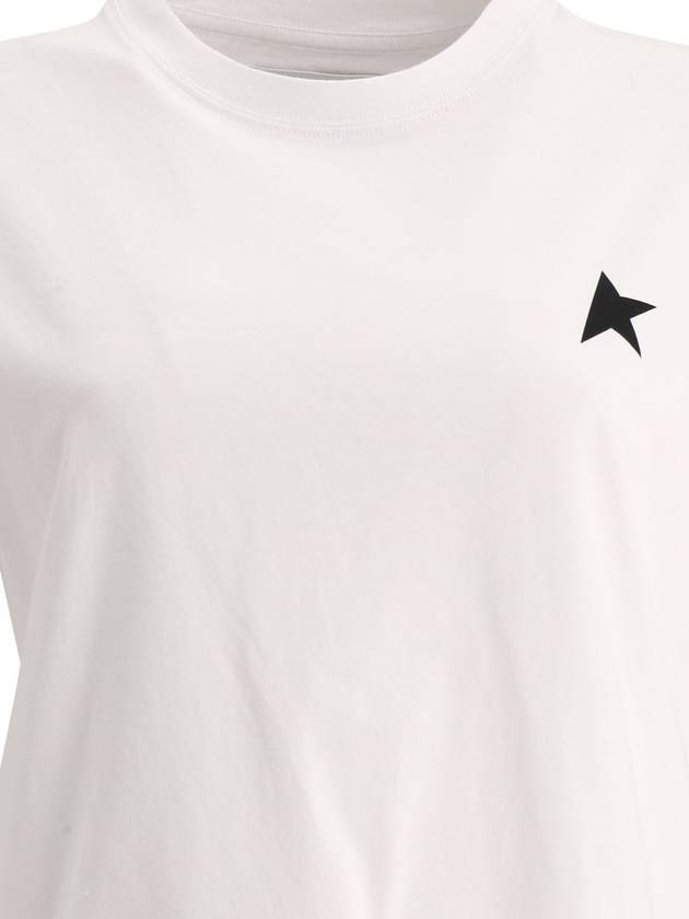 Black Star Collection Short Sleeve T-Shirt White - GOLDEN GOOSE - BALAAN 4