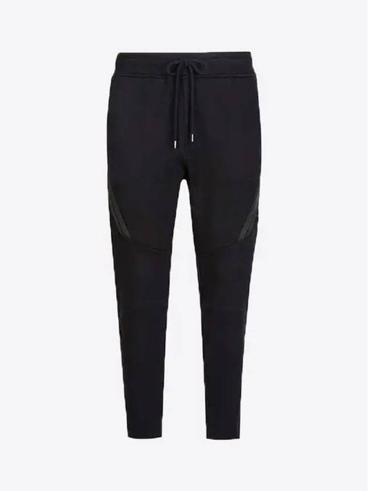 Men's Diagonal Fleece Track Pants Black - CP COMPANY - BALAAN 2