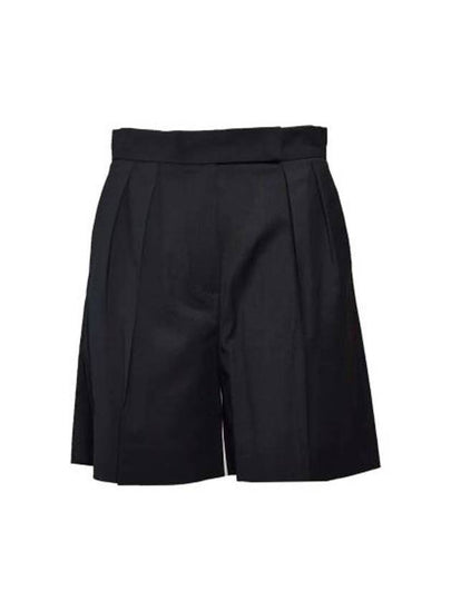 Jessica Virgin Wool Shorts Black - MAX MARA - BALAAN 2