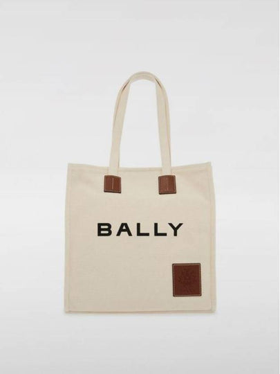 Akelei Canvas Tote Bag Beige - BALLY - BALAAN 2