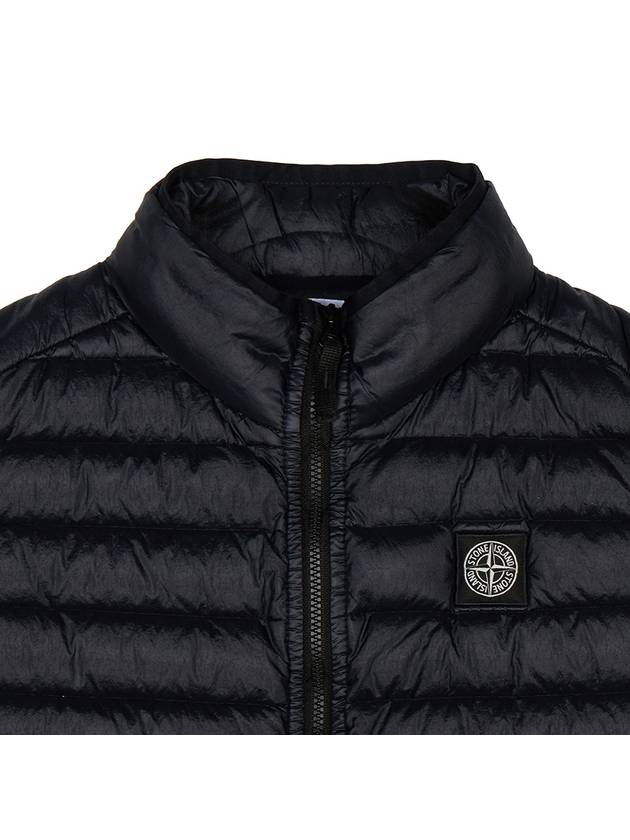 Kids Logo Patch Padded Vest Navy - STONE ISLAND - BALAAN 5