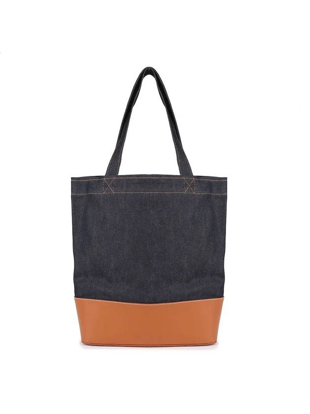 Logo Denim Axelle Tote Bag Navy - A.P.C. - BALAAN 4