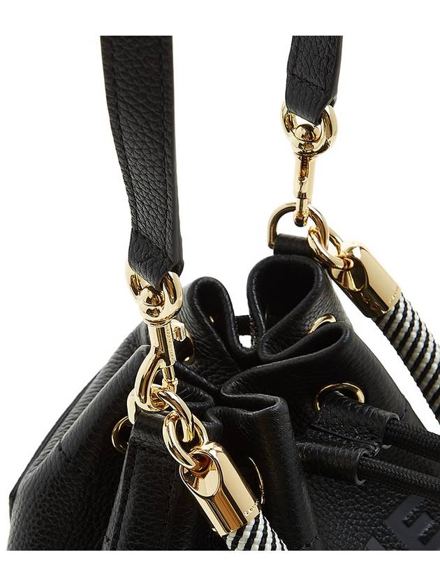 Logo Leather Bucket Bag Black - MARC JACOBS - BALAAN 10