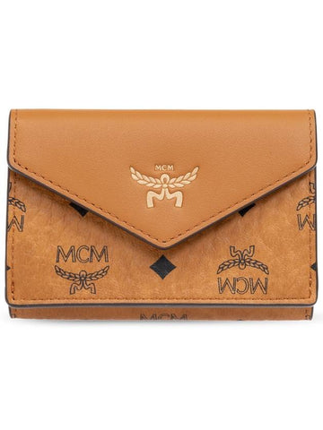 MCM Wallet With Logo, Women's, Brown - MCM - BALAAN 1