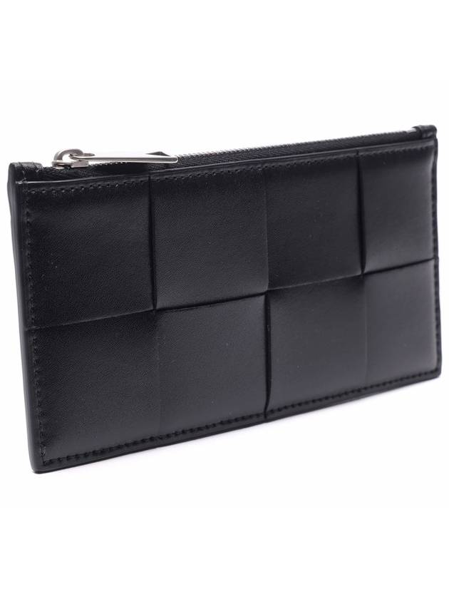 Zipper Long Wallet Black - BOTTEGA VENETA - BALAAN 4