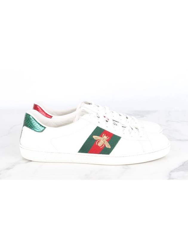 Bee embroidery ace sneakers 9 5 285 - GUCCI - BALAAN 5