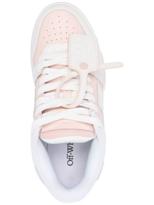 Out of Office Low Top Sneakers Nude White - OFF WHITE - BALAAN 5