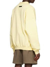 Essential Long Sleeve Yellow Single Button Knit Cuff Polo Tshirt - FEAR OF GOD ESSENTIALS - BALAAN 3