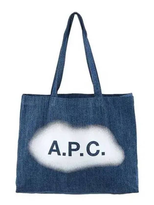 Diane Cotton Tote Bag Blue - A.P.C. - BALAAN 2