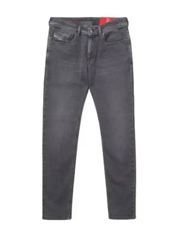 Slinker slim fit denim pants dark gray jeans - DIESEL - BALAAN 1