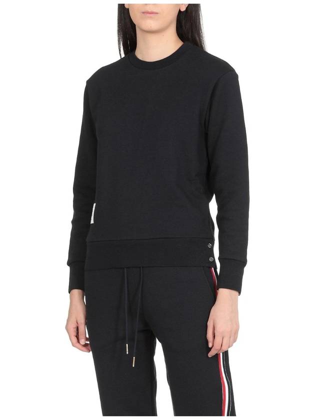 Center Back RWB Stripe Classic Loopback Crewneck Sweatshirt Navy - THOM BROWNE - BALAAN 3