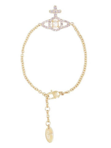 Olympia Pearl Chain Bracelet Gold - VIVIENNE WESTWOOD - BALAAN 1