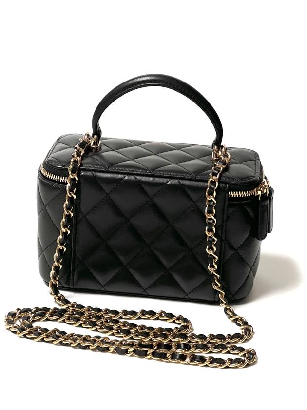 2024 Classic Top Handle Rectangular Vanity Bag Black AP2199 WOC - CHANEL - BALAAN 2