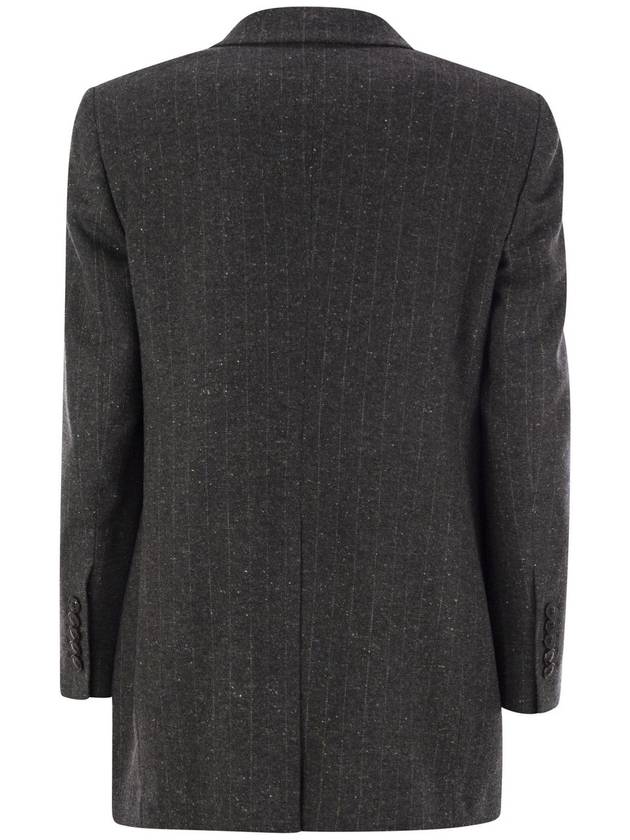 ANTONIA - Single-breasted jacket in wool blend - SAULINA - BALAAN 2