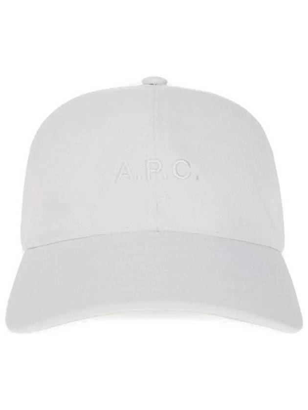 Charlie Logo Ball Cap White - A.P.C. - BALAAN 1