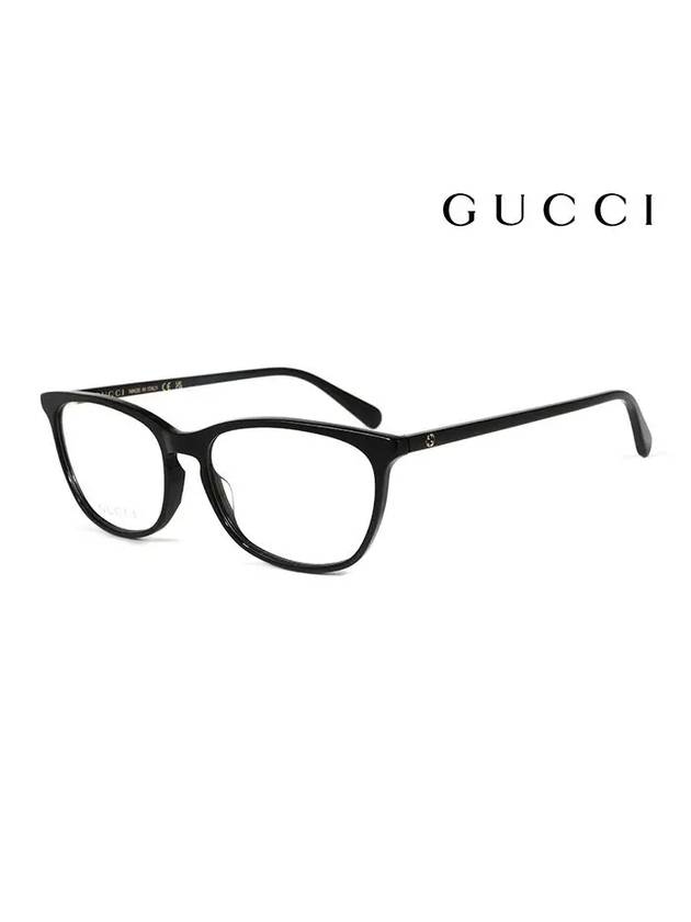 Eyewear Square Acetate Eyeglasses Black - GUCCI - BALAAN 3