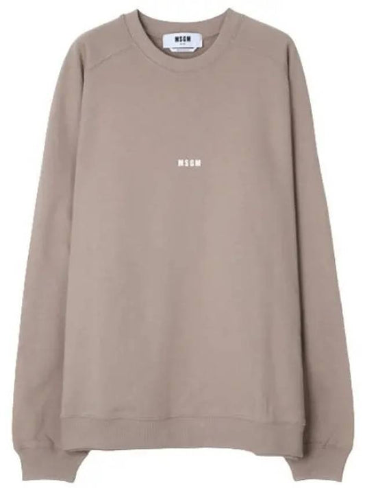 Brushed micro logo sweatshirt men - MSGM - BALAAN 1