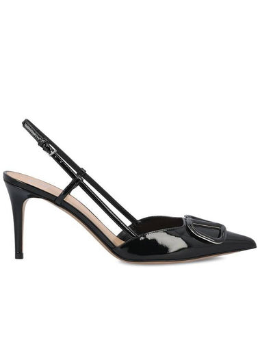 Valentino Garavani With Heel Black - VALENTINO - BALAAN 1