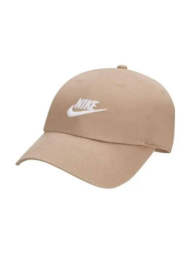 Club Unstructured Futura Washed Ball Cap Khaki - NIKE - BALAAN 1