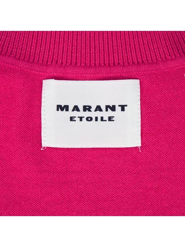 Newton Cotton Cardigan Pink - ISABEL MARANT ETOILE - BALAAN 10