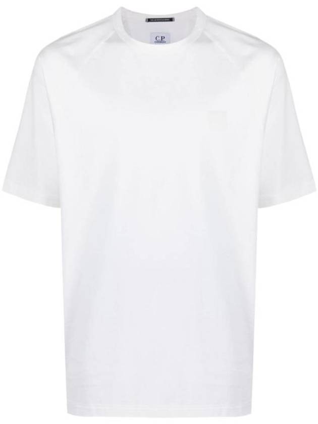 Metropolis Series Short Sleeve T-Shirt White - CP COMPANY - BALAAN 2