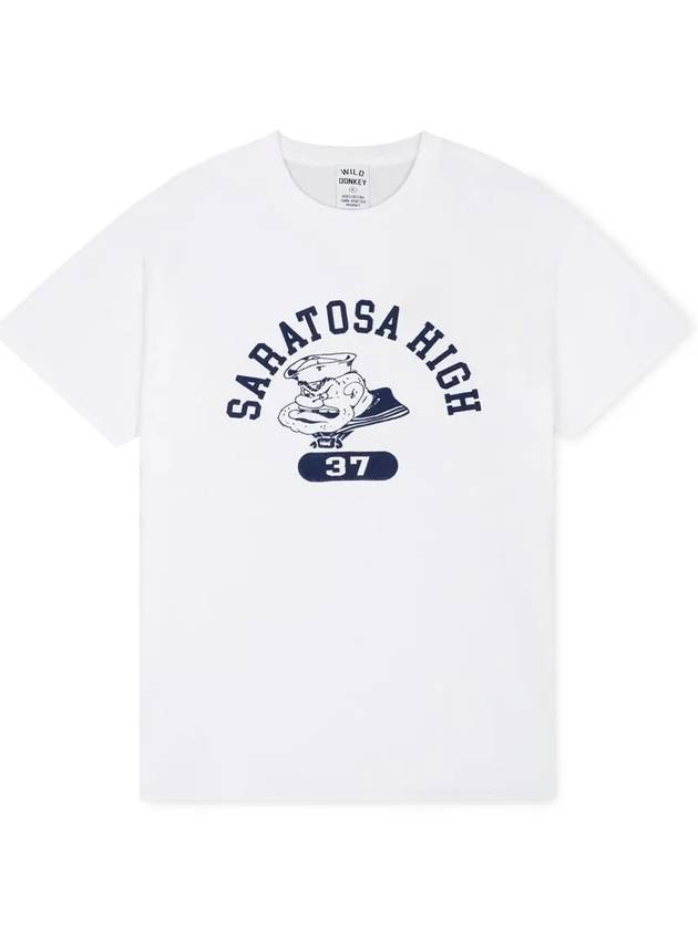 Saratosa short sleeve t shirt white - WILD DONKEY - BALAAN 2