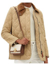 Diamond Quilted Thermoregulated Barn Jacket Honey - BURBERRY - BALAAN 3