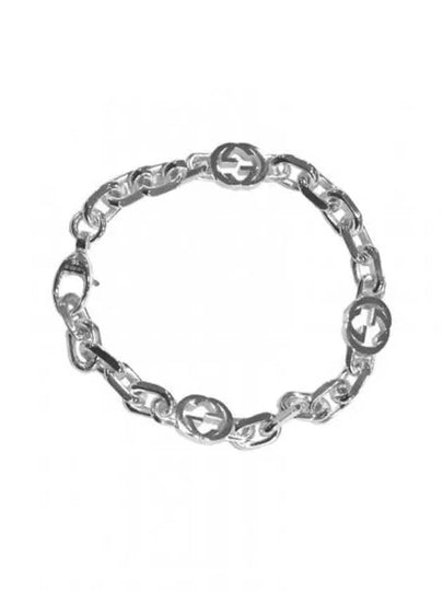 Interlocking G Chain Bracelet Silver - GUCCI - BALAAN 2