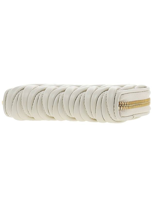 Matelasse Nappa Leather Coin Wallet White - MIU MIU - BALAAN 9