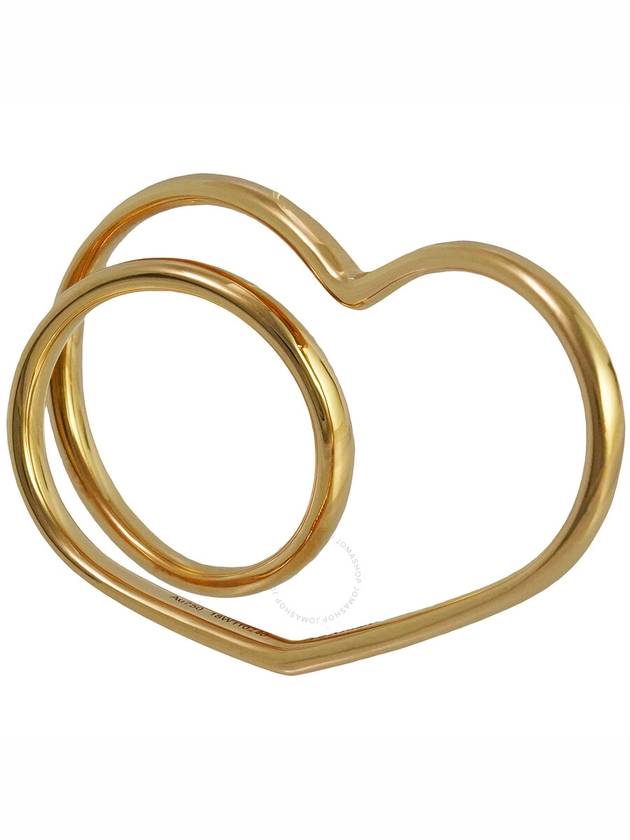 Hermes Vertige Coeur Double Ring, Medium, Brand Size 52 - HERMES - BALAAN 1