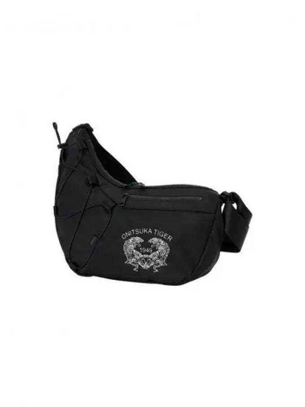 Graphic Messenger Bag Black - ONITSUKA TIGER - BALAAN 1