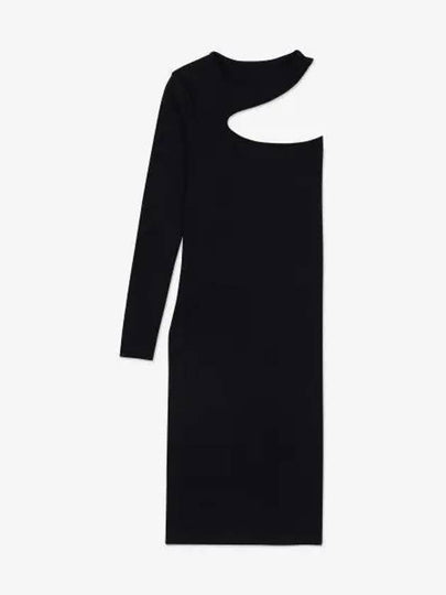 Women's Cut Out Midi Dress Black - HELMUT LANG - BALAAN 2