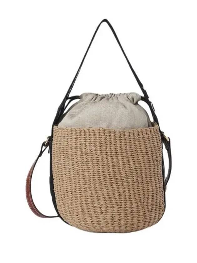 Small Woody Logo Bucket Bag Beige - CHLOE - BALAAN 4