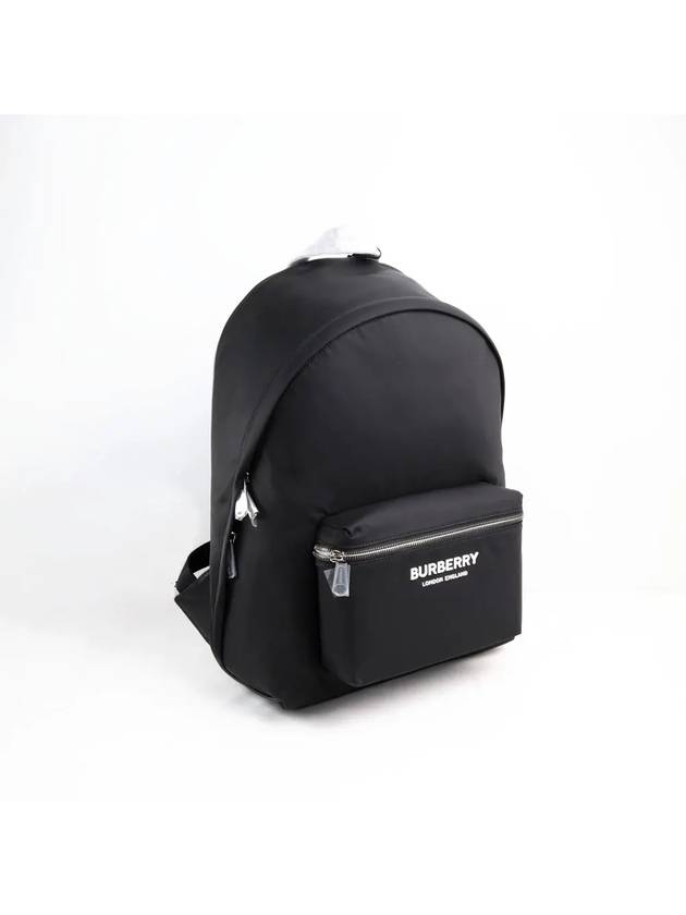 Logo Print Nylon Backpack Black - BURBERRY - BALAAN 4