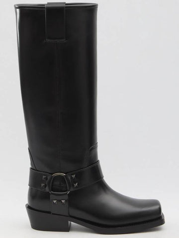 Rockstud Biker boots - VALENTINO - BALAAN 1