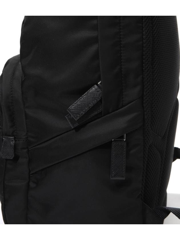 Triangle Logo Re-Nylon Backpack Black - PRADA - BALAAN 7