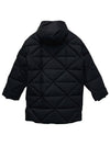 Logo Re-Nylon Down Padded Jacket Black - PRADA - BALAAN 4