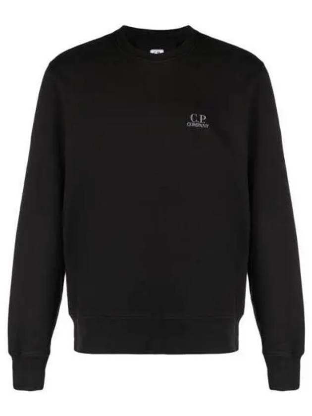 CP Company 15CMSS008B Embroidered Logo Sweatshirt 15CM 270922 1009044 - CP COMPANY - BALAAN 1