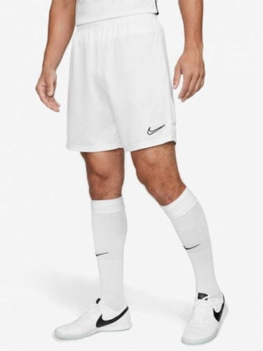 01 CW6108 100 Dry Fit Academy Short Pants White - NIKE - BALAAN 1