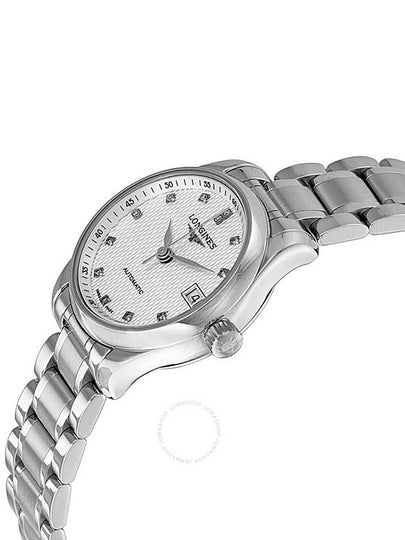 Longines Masters Silver Dial Ladies Watch L2.128.4.77.6 - LONGINES - BALAAN 2