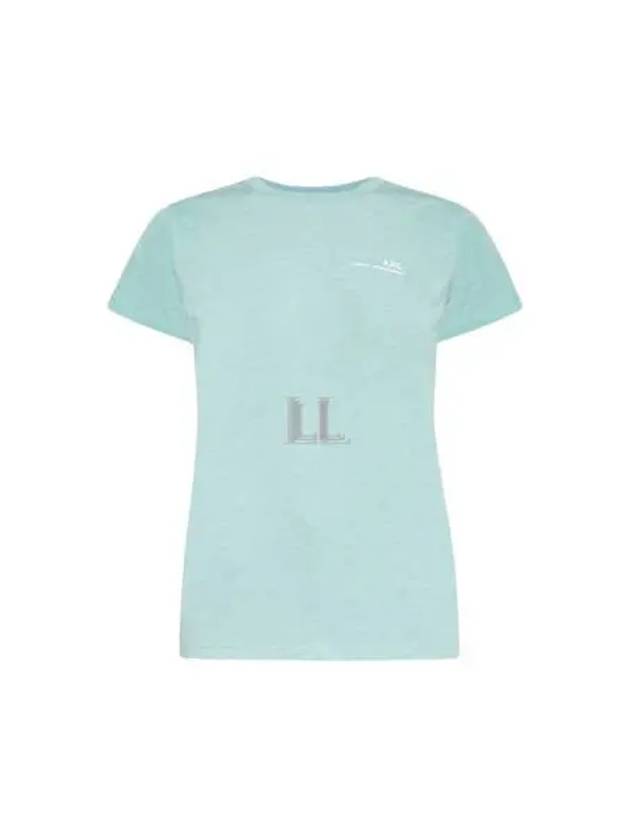 Women's Small Logo Short Sleeve T-Shirt Light Blue - A.P.C. - BALAAN 2