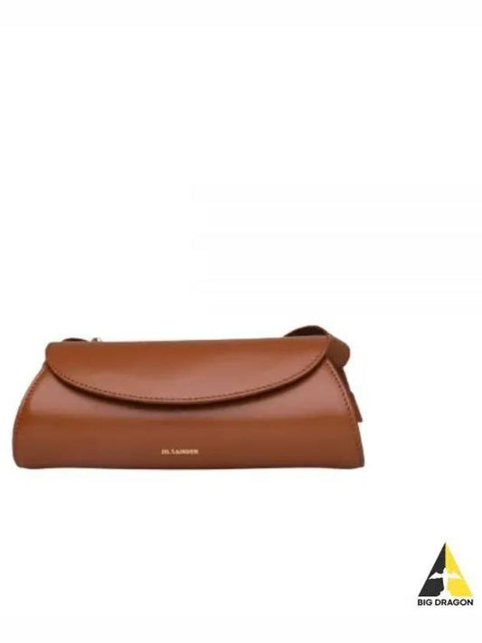 Cannolo Mini Leather Shoulder Bag Brown - JIL SANDER - BALAAN 2