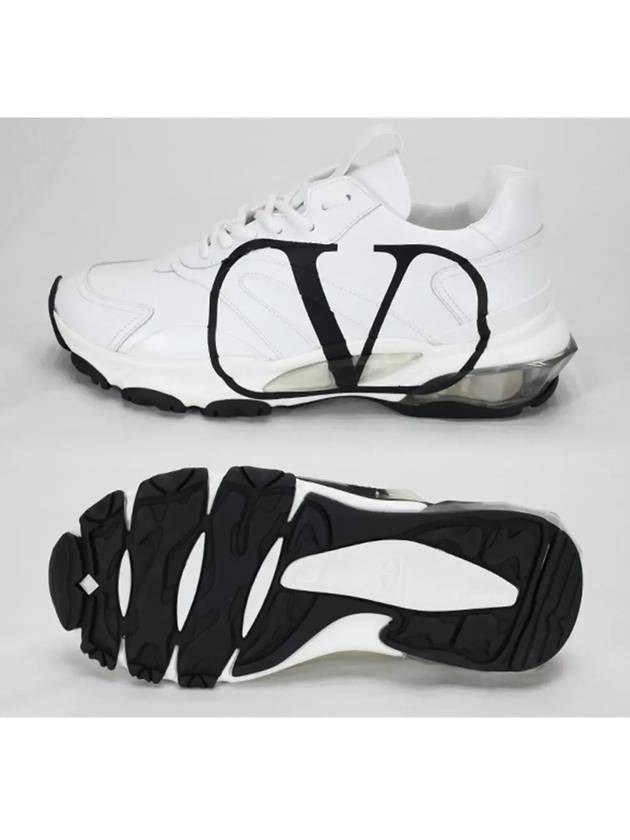 Men's V Logo Bounce Low Top Sneakers White - VALENTINO - BALAAN 7