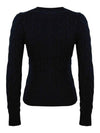 Women's Embroidered Logo Knit Top Black - POLO RALPH LAUREN - BALAAN 3